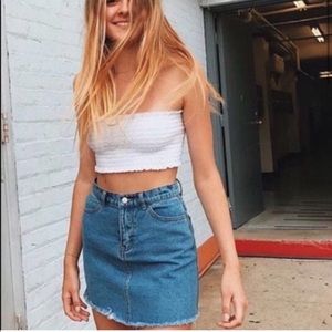 Brandy Melville John Galt denim mini skirt